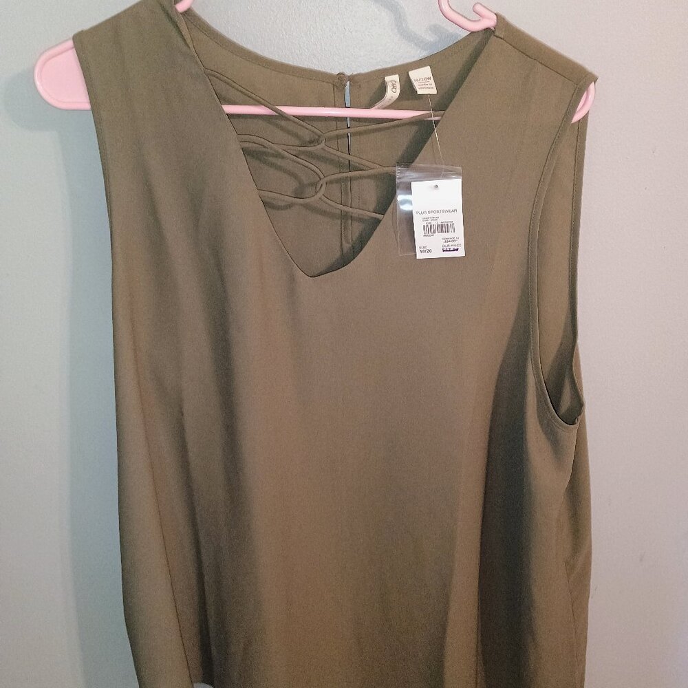Cato Plus size 18/20 tank top style blouse